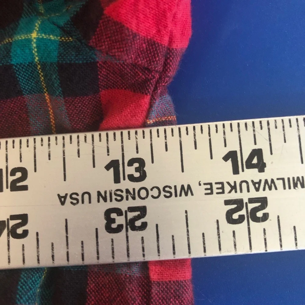 90s Vintage Gymboree Scottie Dog Plaid Holiday Dress Peter Pan Girls XL 5/6